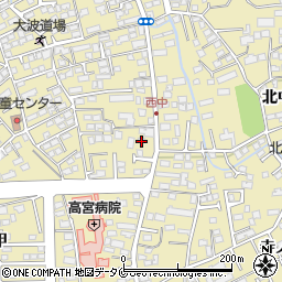 宮崎県宮崎市吉村町西中甲1345周辺の地図