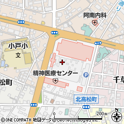 県立宮崎病院周辺の地図