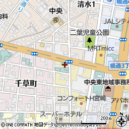 東横ＩＮＮ宮崎中央通周辺の地図