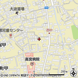 宮崎県宮崎市吉村町西中甲1343-2周辺の地図