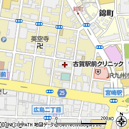 日本メックス株式会社　宮崎営業所周辺の地図