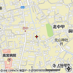 宮崎県宮崎市吉村町西中甲1322-2周辺の地図