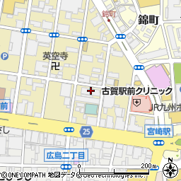 株式会社ＮＴＴビジネスアソシエ西日本九州支店宮崎事業所総務担当周辺の地図