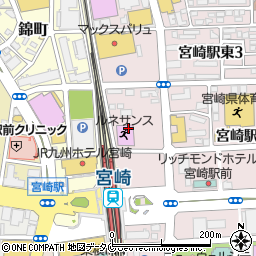 戸田建設株式会社宮崎営業所周辺の地図