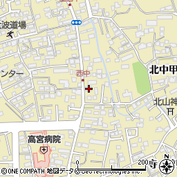 宮崎県宮崎市吉村町西中甲1320周辺の地図