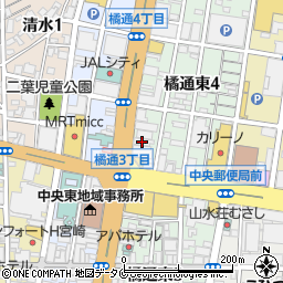 株式会社アソウ・ヒューマニーセンター　宮崎オフィス周辺の地図