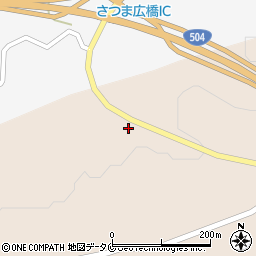 鹿児島県薩摩郡さつま町中津川9910周辺の地図