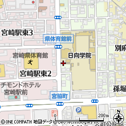 宮崎県社会保険労務士会周辺の地図
