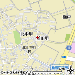 宮崎県宮崎市吉村町北中甲1205-8周辺の地図