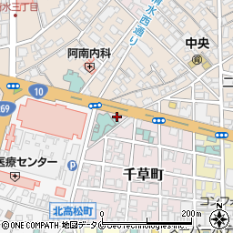 宮崎県宮崎市千草町15-14周辺の地図