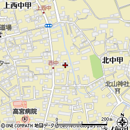 宮崎県宮崎市吉村町西中甲1321周辺の地図