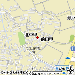 宮崎県宮崎市吉村町北中甲1214-13周辺の地図