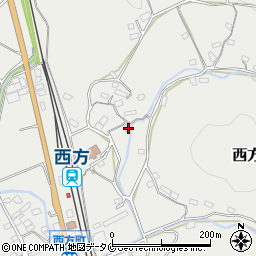 鹿児島県薩摩川内市西方町3304-2周辺の地図