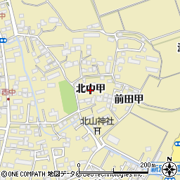 宮崎県宮崎市吉村町（北中甲）周辺の地図