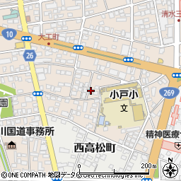 永吉コーポ周辺の地図