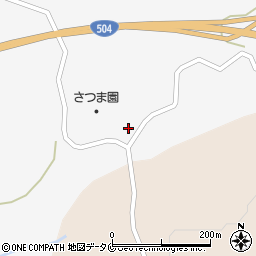 鹿児島県薩摩郡さつま町求名13340周辺の地図
