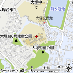 宮崎市立大塚小学校周辺の地図