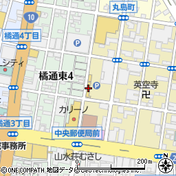宮崎キネマ館周辺の地図