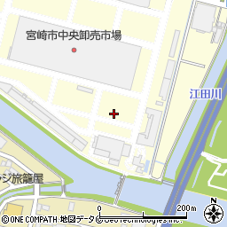 宮崎県宮崎市新別府町（下和田）周辺の地図