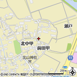 宮崎県宮崎市吉村町北中甲1221-1周辺の地図