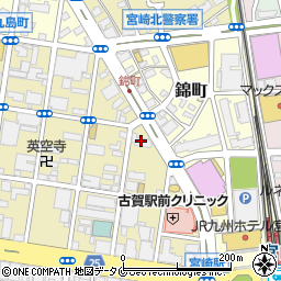 サーパス高千穂通管理事務室周辺の地図
