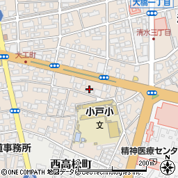 宮崎銀行大工町支店周辺の地図