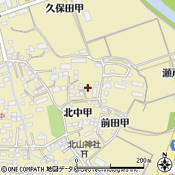 宮崎県宮崎市吉村町北中甲1237-2周辺の地図
