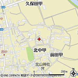 宮崎県宮崎市吉村町北中甲1253-14周辺の地図