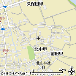 宮崎県宮崎市吉村町北中甲1253-8周辺の地図
