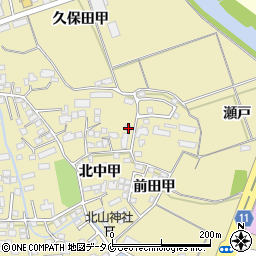 宮崎県宮崎市吉村町北中甲1237-4周辺の地図