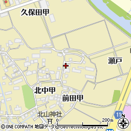 宮崎県宮崎市吉村町北中甲1234-3周辺の地図