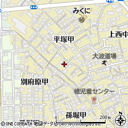 宮崎県宮崎市吉村町平塚甲1805-3周辺の地図