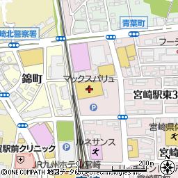 マックスバリュ宮崎駅東店周辺の地図
