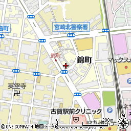 ドラッグストアモリ宮崎ギャゼット店周辺の地図