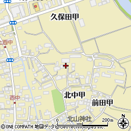 宮崎県宮崎市吉村町北中甲1250周辺の地図