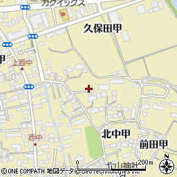 宮崎県宮崎市吉村町北中甲1245-3周辺の地図