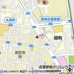 ヤクルト　高千穂通りセンター周辺の地図