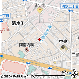 ベル美容室周辺の地図