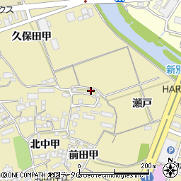 宮崎県宮崎市吉村町北中甲1232-5周辺の地図