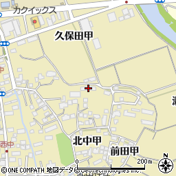 カトリック宮崎教会周辺の地図
