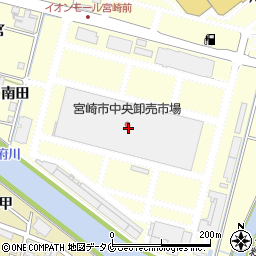 宮崎中央卸売市場冷蔵株式会社周辺の地図
