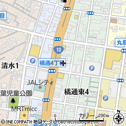 宮崎銀行江平支店周辺の地図