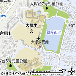 宮崎県宮崎市大塚町（鎌ケ迫）周辺の地図
