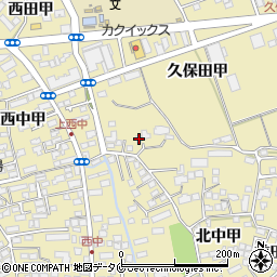 宮崎県宮崎市吉村町西中甲1297周辺の地図