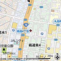 宮崎銀行本店自動サービスコーナー ＡＴＭ周辺の地図