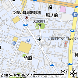 江夏商事株式会社　宮崎支店周辺の地図