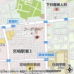 身体障害者福祉会館周辺の地図