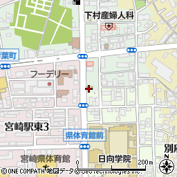 スターバックスコーヒー 宮崎青葉町店周辺の地図