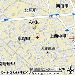 宮崎県宮崎市吉村町平塚甲1888-6周辺の地図