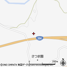鹿児島県薩摩郡さつま町求名13320周辺の地図